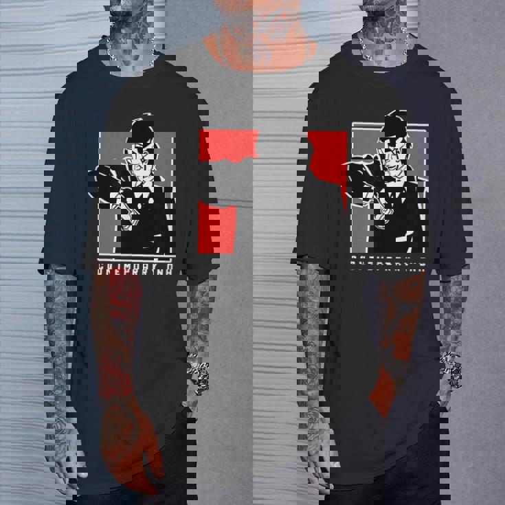 路上の能劇 伝統・現代美術 Tシャツ 彼への贈り物