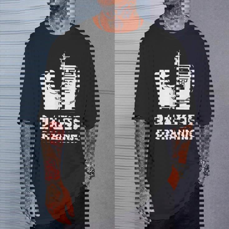 透析tシャツ 透析患者用 透析は排水 Tシャツ 彼への贈り物