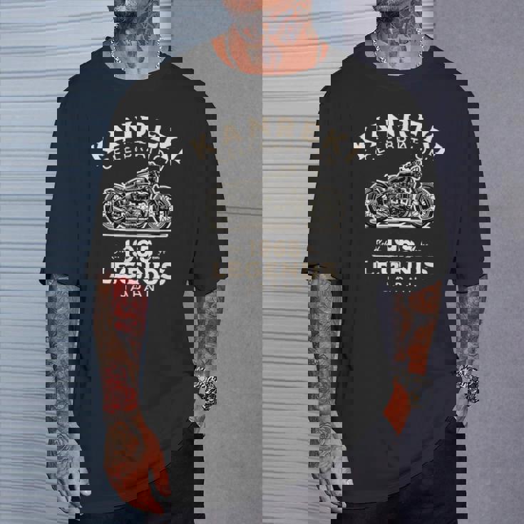 還暦祝い 1965年生まれのバイク好き 2025年60歳記念 かっこいい Tシャツ 彼への贈り物