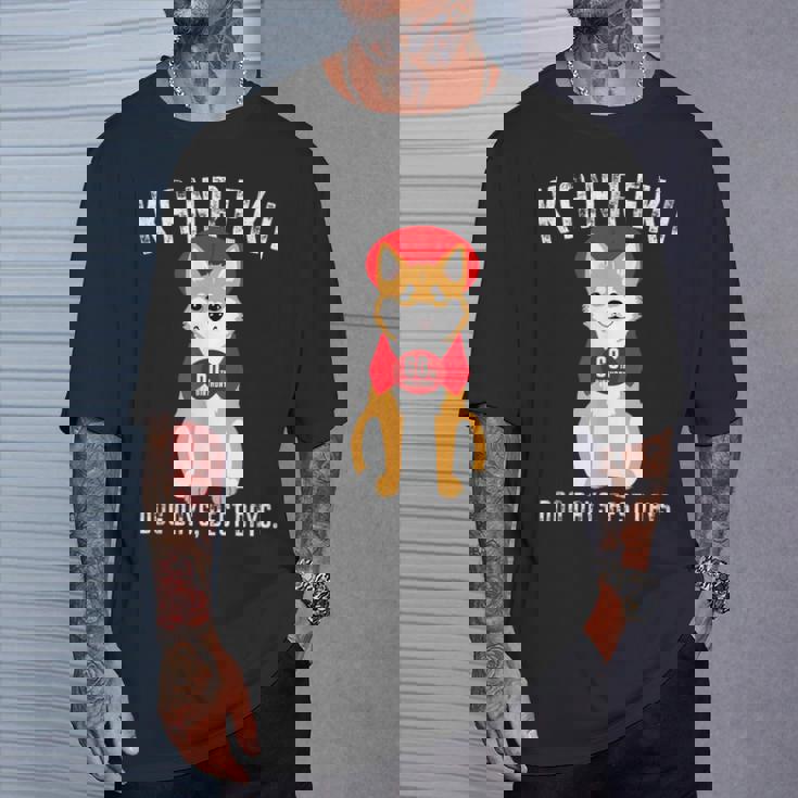 還暦祝い 犬 柴犬 ちゃんちゃんこ 男性 女性 犬好き 60歳 Dog Days Best Days Tシャツ 彼への贈り物