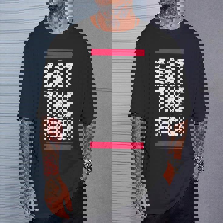 金持ちを食べろ Tシャツ 彼への贈り物