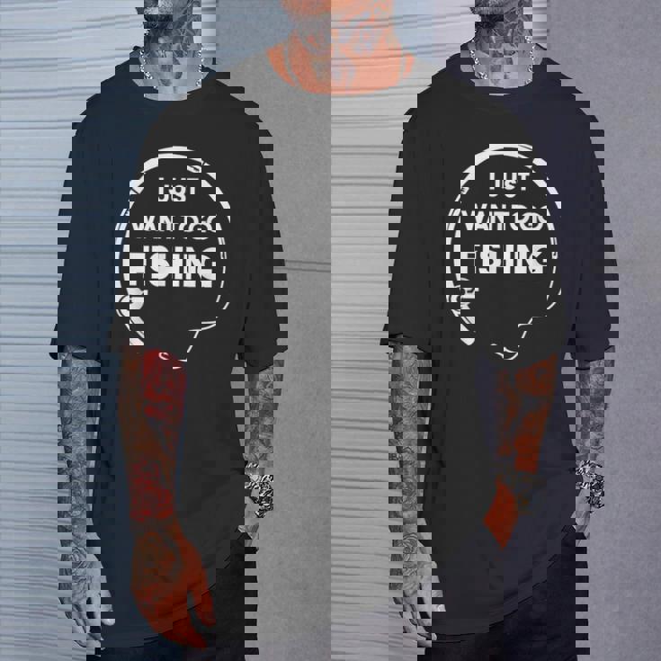 釣り好き 釣りに行きたい 釣り好きな人へのプレゼント 面白い 釣り 趣味 ギフト キャンプ 漁師 Tシャツ 彼への贈り物