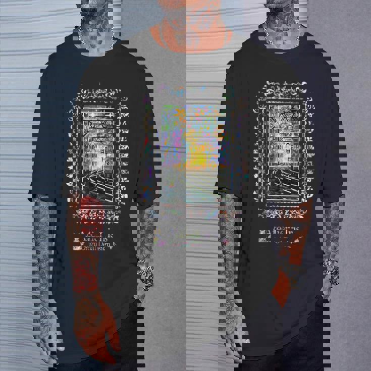 銀河鉄道の駅 猫 Tシャツ 彼への贈り物