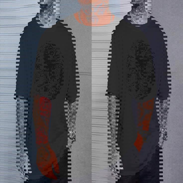 陰陽虎龍太極拳 Tシャツ 彼への贈り物