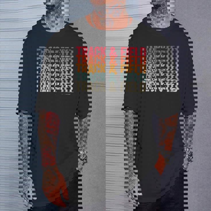 陸上競技 陸上競技 レトロ 男性用 Tシャツ 彼への贈り物