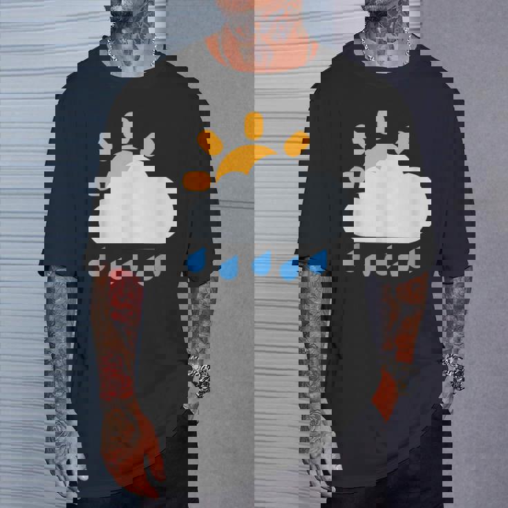 雨雲の向こうの太陽 Tシャツ 彼への贈り物