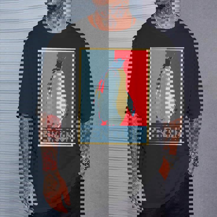 面白tシャツ 海 ペンギン おもしろ かわいい グッズ 服 ネタ メンズ オリジナル 夏 生き物 レトロ Tシャツ 彼への贈り物