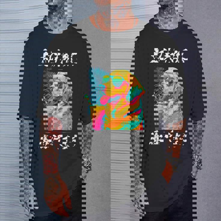 面白いtシャツ ゴールデンレトリバー イヌ わんこ メンズ 犬好き グッズ おもしろ 面白い 服 ネタ Tシャツ 彼への贈り物