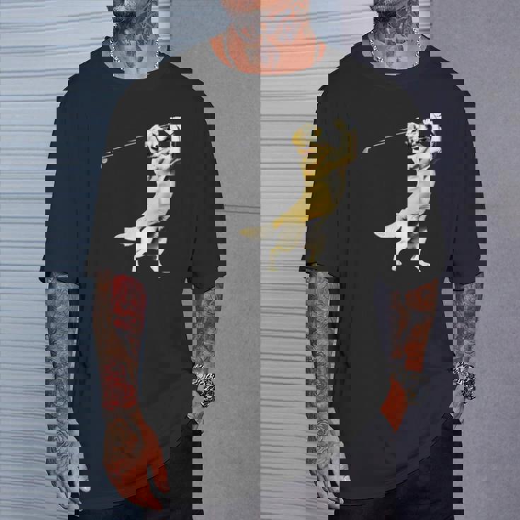 面白いtシャツ ゴールデンレトリバー ゴルフ イヌ メンズ グッズ かわいい おもしろ 面白い 服 ネタ Tシャツ 彼への贈り物