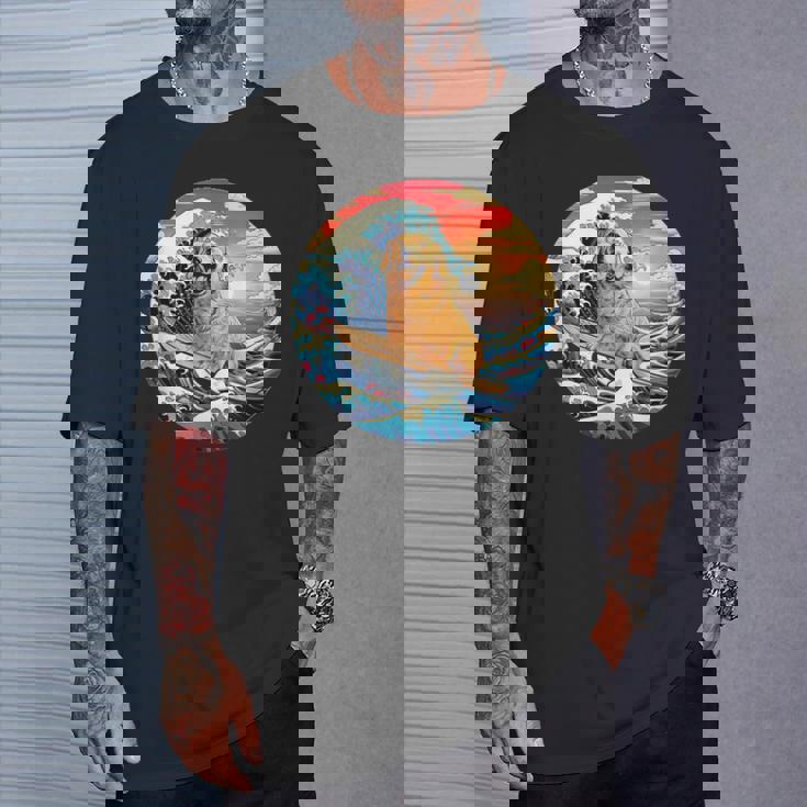 面白いtシャツ ゴールデンレトリバー 犬 イヌ メンズ 犬好き グッズ かわいい おもしろ 面白い 服 ネタ Tシャツ 彼への贈り物