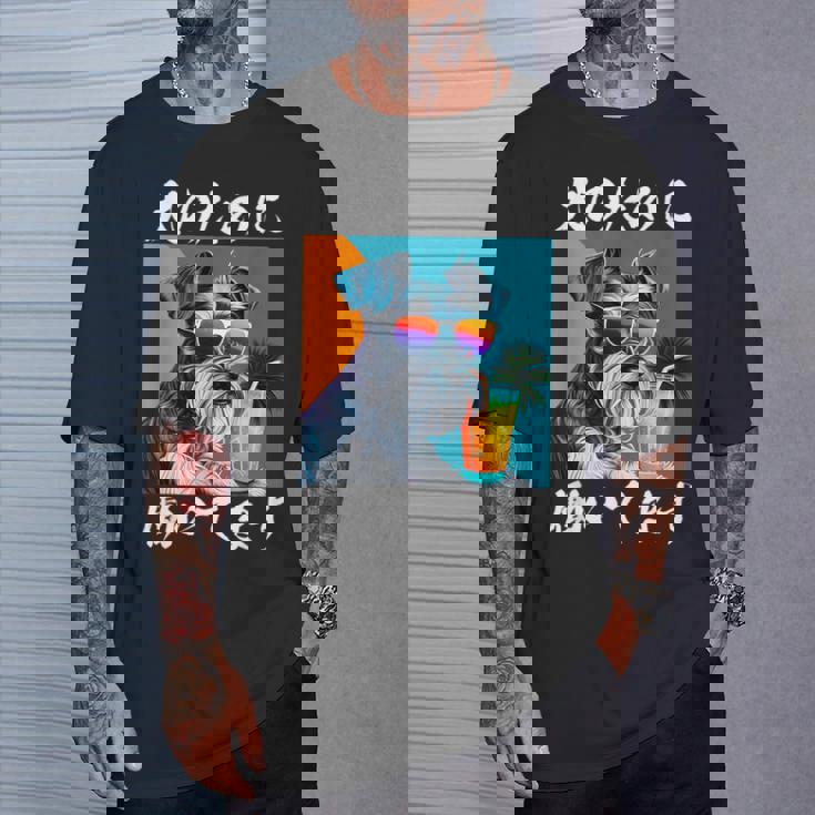 面白いtシャツ シュナウザー イヌ わんこ メンズ 犬好き グッズ おもしろ 面白い 服 ネタ わんこ Tシャツ 彼への贈り物