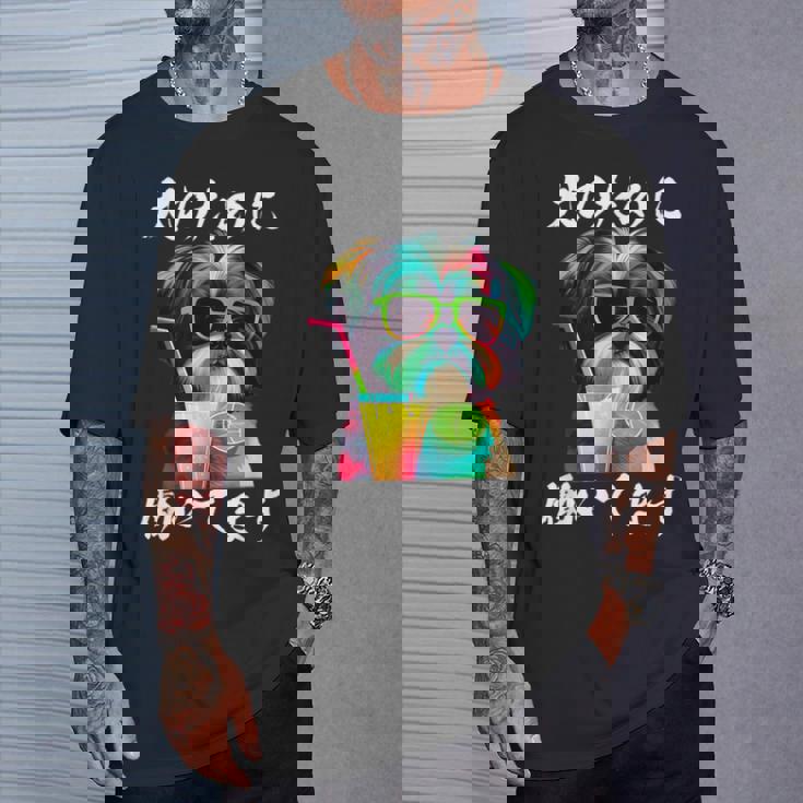 面白いtシャツ シーズー イヌ わんこ メンズ 犬好き グッズ おもしろ 面白い 服 ネタ わんこ Tシャツ 彼への贈り物