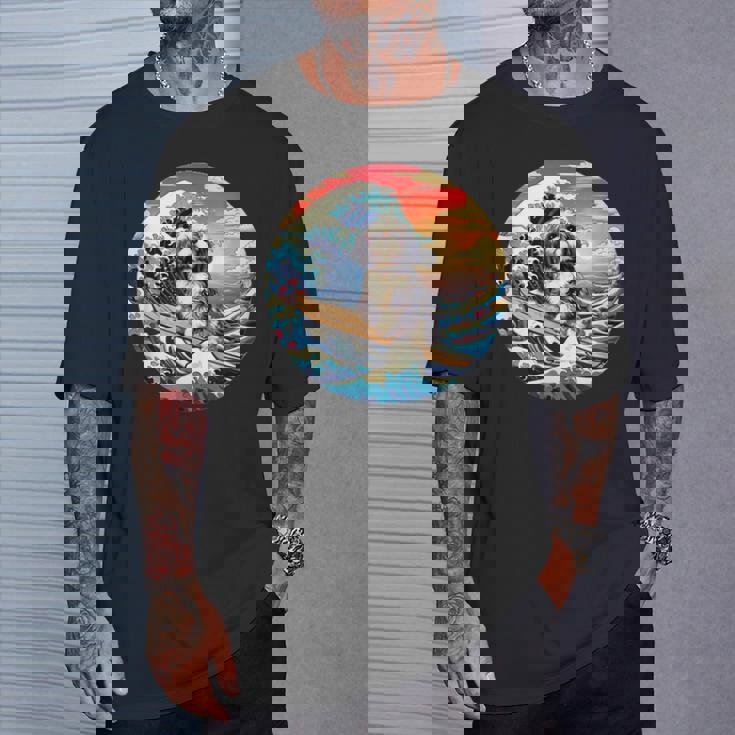 面白いtシャツ シーズー 犬 イヌ メンズ 犬好き グッズ かわいい おもしろ 面白い 服 ネタ サーフィン Tシャツ 彼への贈り物