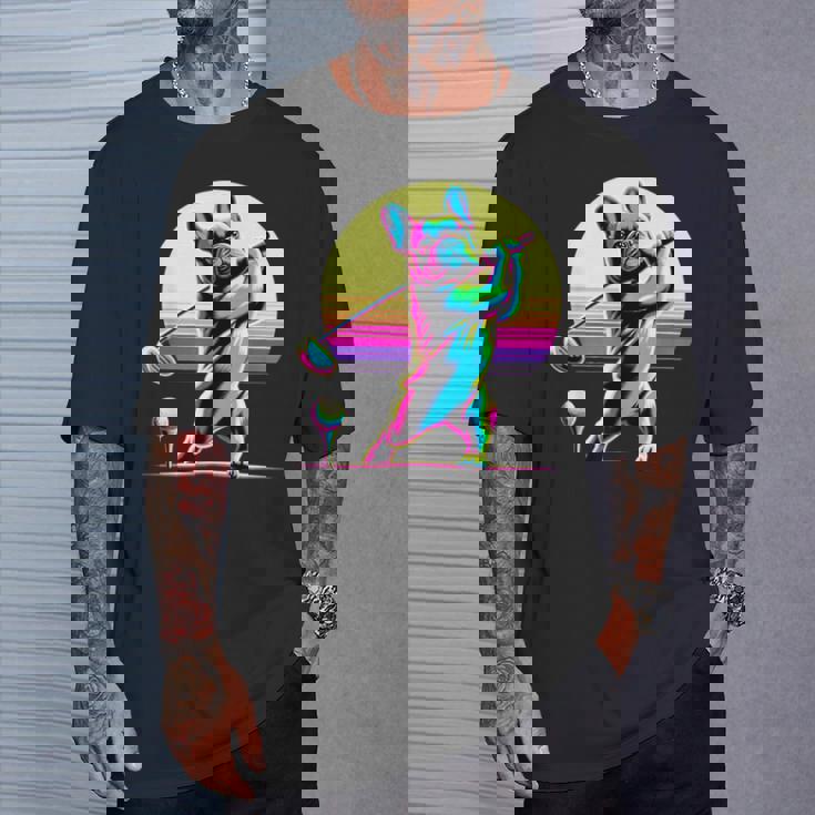 面白いtシャツ フレンチブルドッグ ゴルフ イヌ メンズ 犬 グッズ かわいい おもしろ 面白い 服 ネタ Tシャツ 彼への贈り物