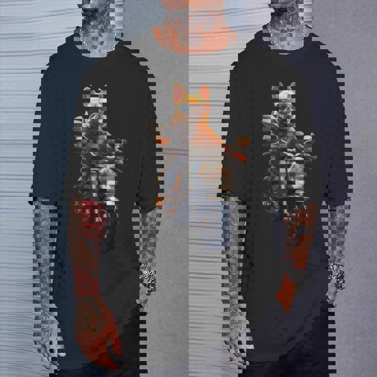 面白いtシャツ フレンチブルドッグ バイク イヌ メンズ 犬好き グッズ おもしろ 面白い 服 ネタ Tシャツ 彼への贈り物