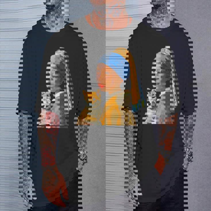 面白いtシャツ 柴犬 フェルメール わんこ メンズ 犬好き グッズ かわいい おもしろ 面白い 服 ネタ Tシャツ 彼への贈り物