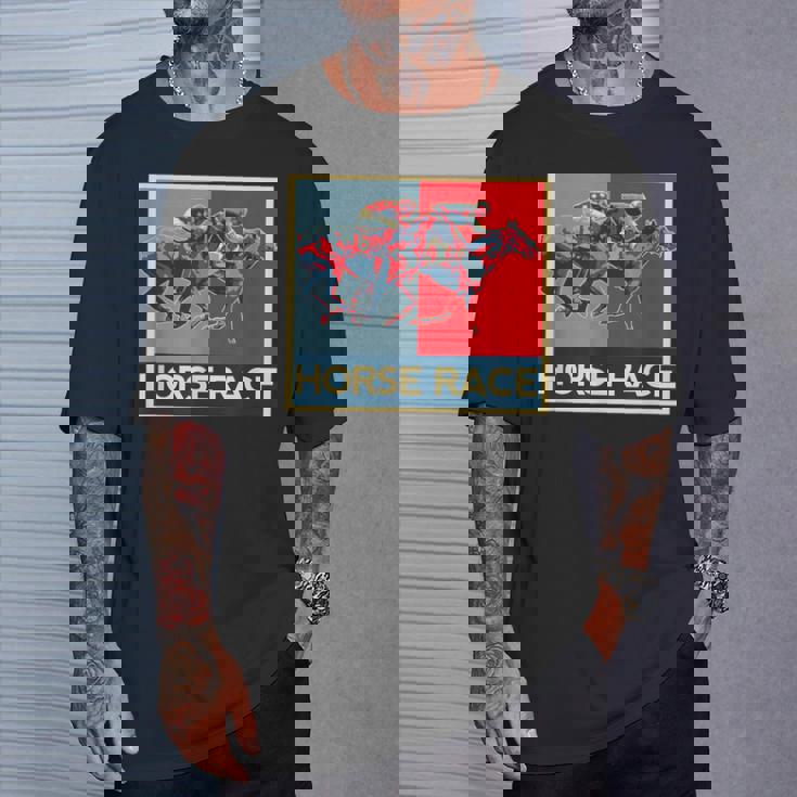 面白いtシャツ 馬tシャツ 競馬 馬 レース 乗馬 ジョッキー メンズ おもしろ 面白い グッズ ネタ 男性用 レトロ Tシャツ 彼への贈り物