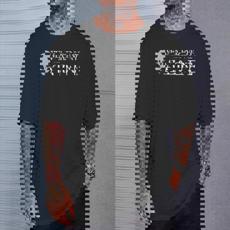 面白いエイリアン地球外ufo We Are Not Alone Tシャツ 彼への贈り物