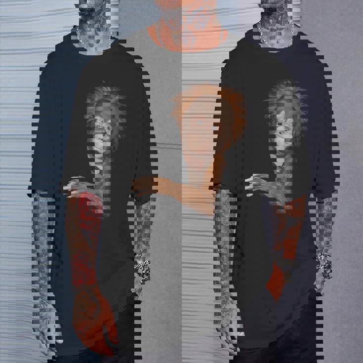 面白いオランウータン Tシャツ 彼への贈り物