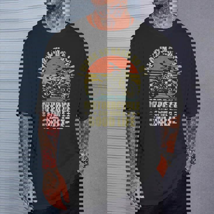 面白いオートバイの引用句 メンズ レディース オートバイ愛好家ライダー Tシャツ 彼への贈り物