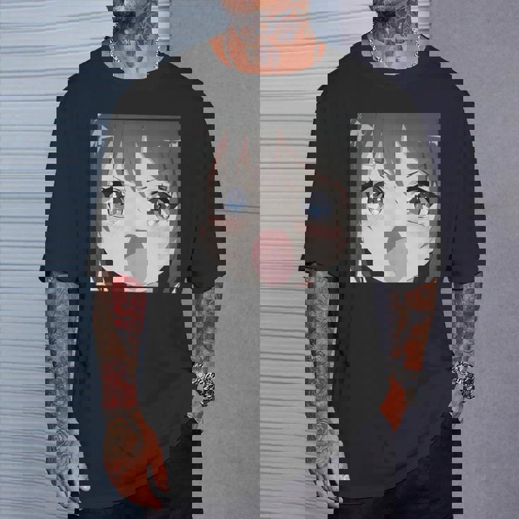 面白いカワイイガール 日本アニメ オタク Tシャツ 彼への贈り物