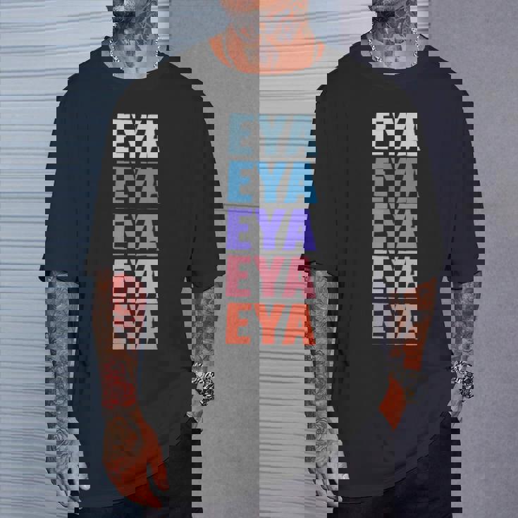 面白いギフト名 Eya 名前入り Tシャツ 彼への贈り物