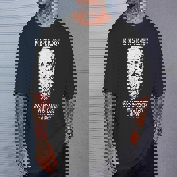 面白いクラシカルギリシャ語引用 ディオゲネスからアレクサンダーへ The Tシャツ 彼への贈り物