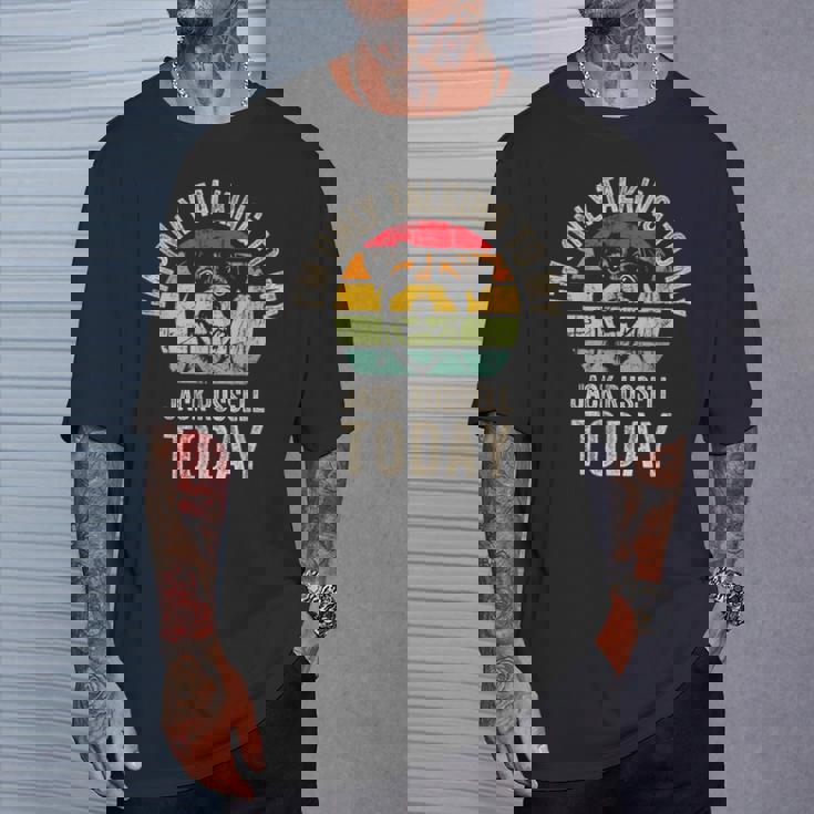 面白いジャックラッセルテリアの犬のオーナーデザイン、ジャックラッセル Tシャツ 彼への贈り物