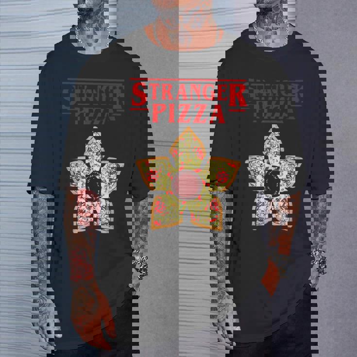 面白いストレンジャー・ピザ・シングス Tシャツ 彼への贈り物