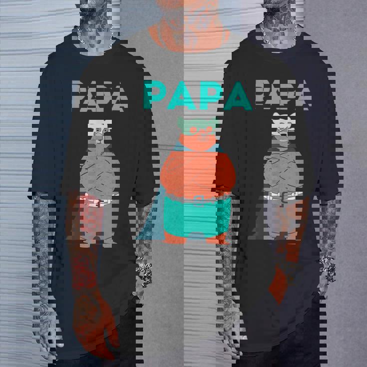 面白いパパベアシャツ I 父の日誕生日ギフト Tシャツ 彼への贈り物