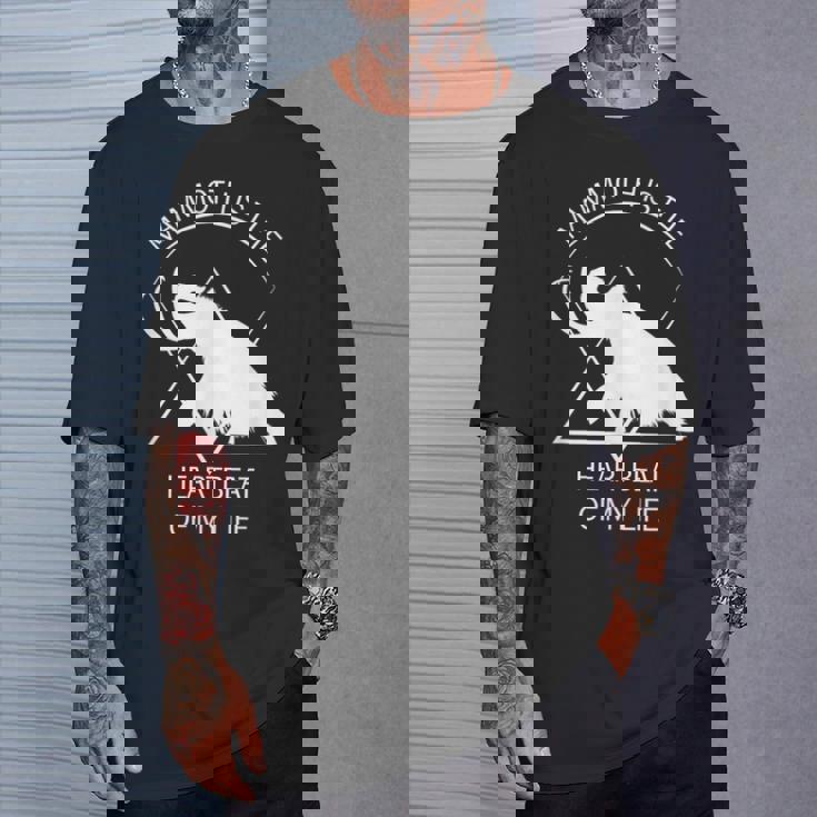 面白いマムート石器時代の氷河期デザイン 先史時代のデザイン Tシャツ 彼への贈り物