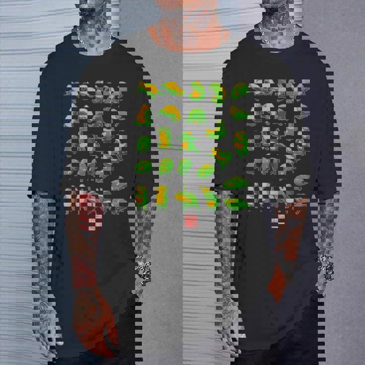 面白いヨガカエルとヒキガエル瞑想 日本のアートグラフィック Tシャツ 彼への贈り物