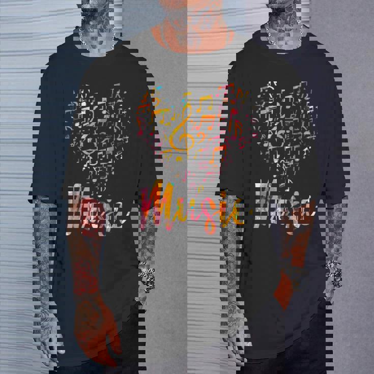 音楽家ギフト 楽器 音符 ト音記号 Tシャツ 彼への贈り物