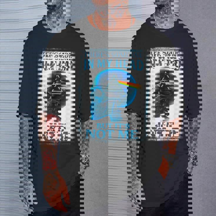 頭の中に誰かがいるけどスケルトンって言ってるのは私じゃない Tシャツ 彼への贈り物