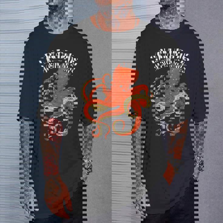 頭足類 タコ イカ 大ダコ 海洋学 Tシャツ 彼への贈り物