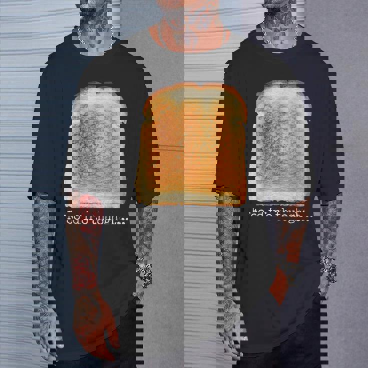 食パン トースト 食べ物 思考 おもしろい グルテンフリー ノベルティ Tシャツ 彼への贈り物