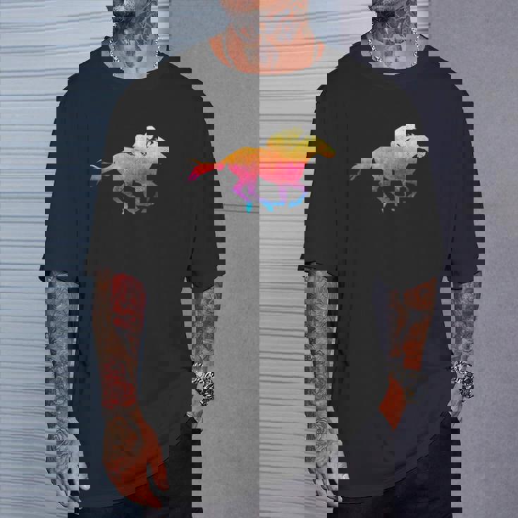 馬tシャツ ポケット レース 馬 乗馬 競馬 ジョッキー 面白いtシャツ メンズ おもしろ 面白い レトロビンテージ Tシャツ 彼への贈り物