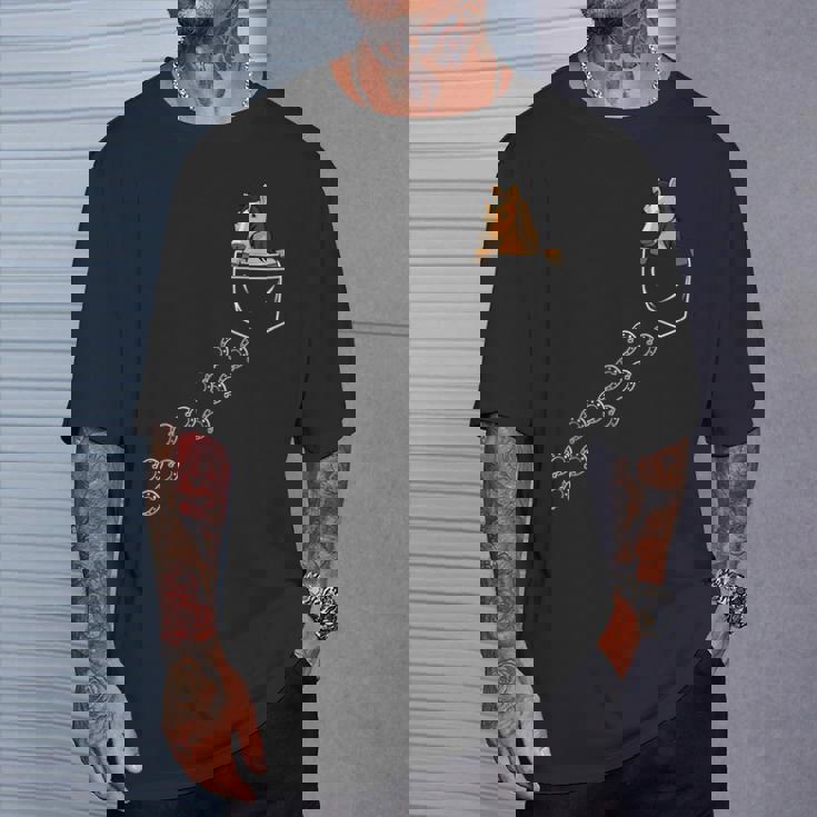 馬好き乗馬ポケット馬 Tシャツ 彼への贈り物