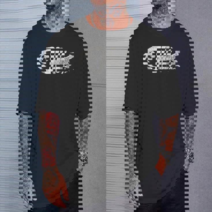 魚の骨格、面白い動物。 Tシャツ 彼への贈り物