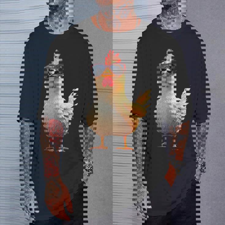 鶏 農家 農家 甘い 鶏 Tシャツ 彼への贈り物