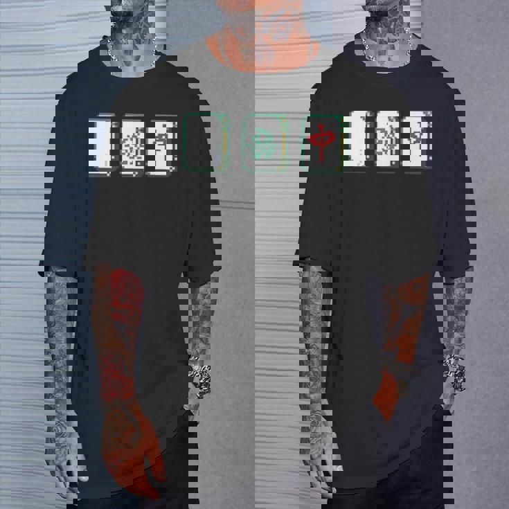 麻雀 白 發 中 Mahjong 麻雀牌 発 Tシャツ 彼への贈り物