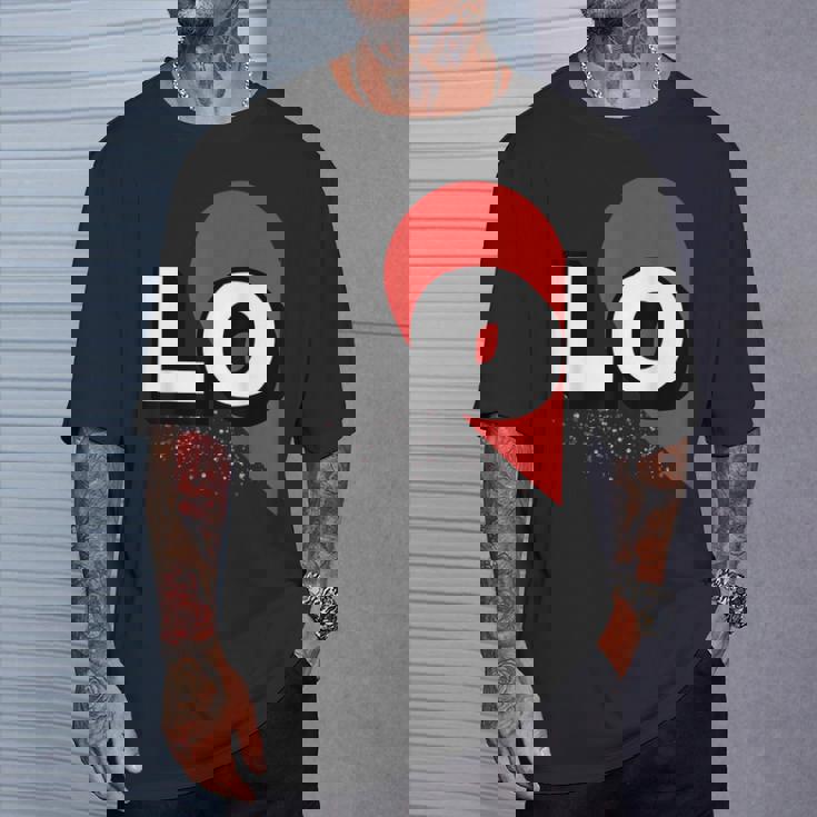 ２人で着るとハートが出来る Loveの文字になる 「Lo」カップル 恋人 Tシャツ 彼への贈り物