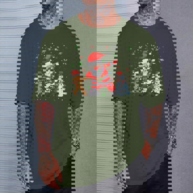 Dabbinganta Christmas おかしいdabサンタクロースクリスマス Tシャツ 彼への贈り物