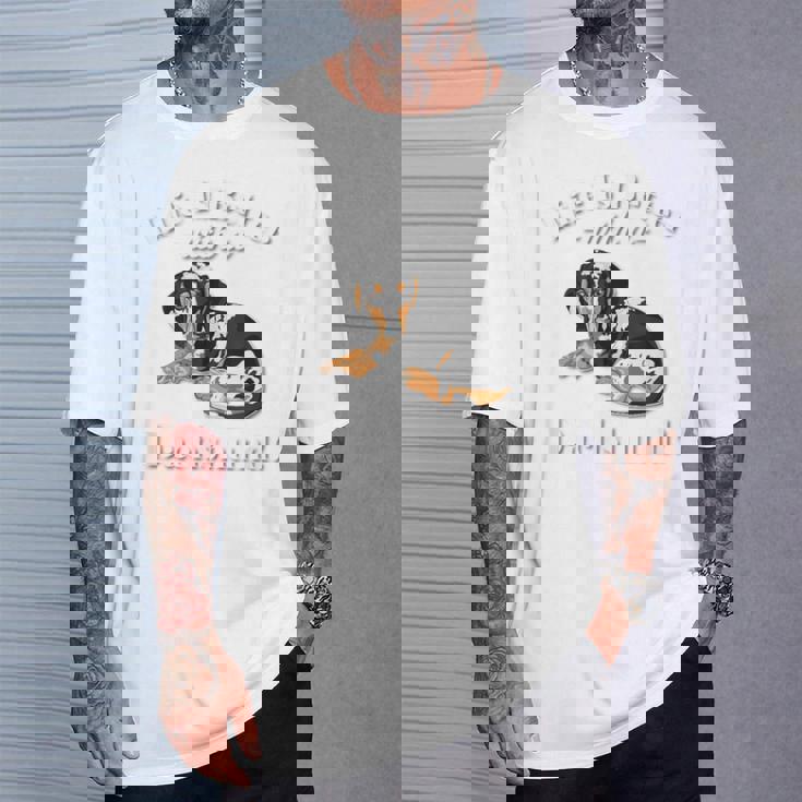 & Life Is Better Dapple Dachshund Lover Tシャツ 彼への贈り物