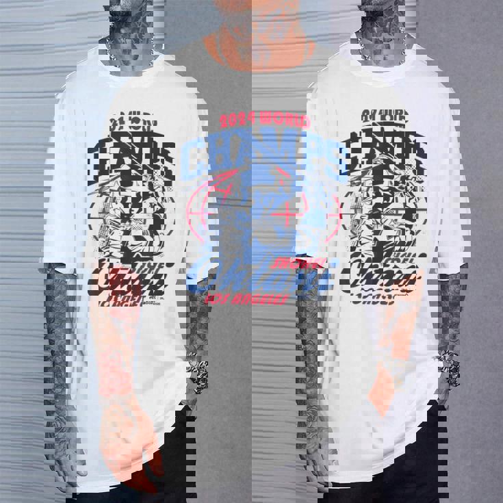 2024年世界選手権大谷翔平 ロサンゼルス野球 Tシャツ 彼への贈り物