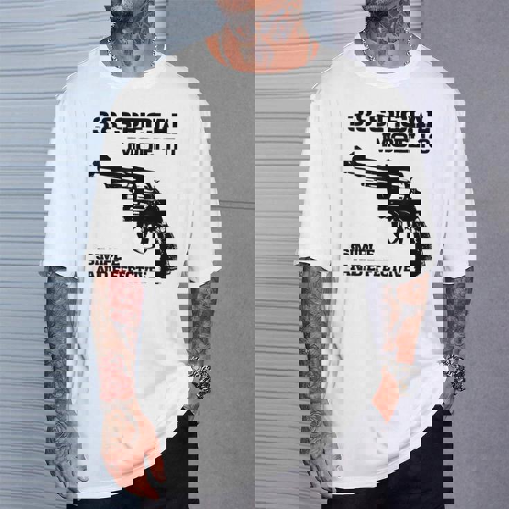 38 スペシャルモデル 10 リボルバー ファン Tシャツ 彼への贈り物