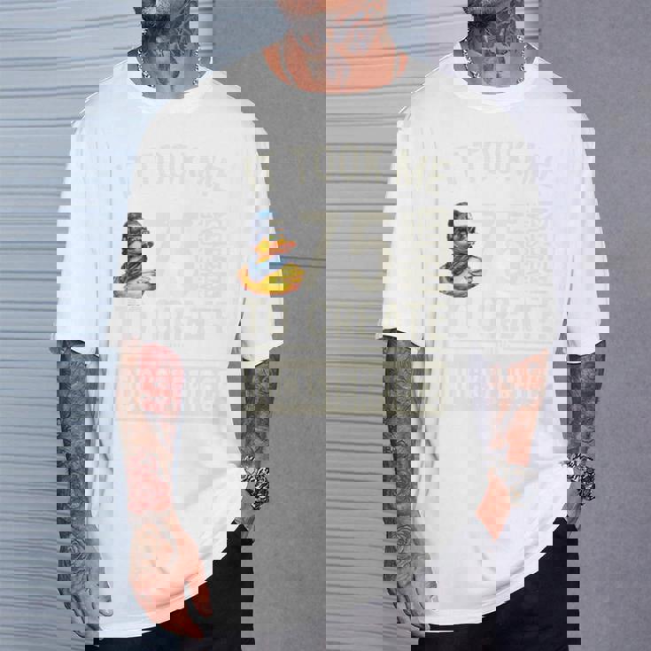 75歳の誕生日ダックスターピースtシャツ ユニークなダック愛好家 75歳 長袖tシャツ Tシャツ 彼への贈り物