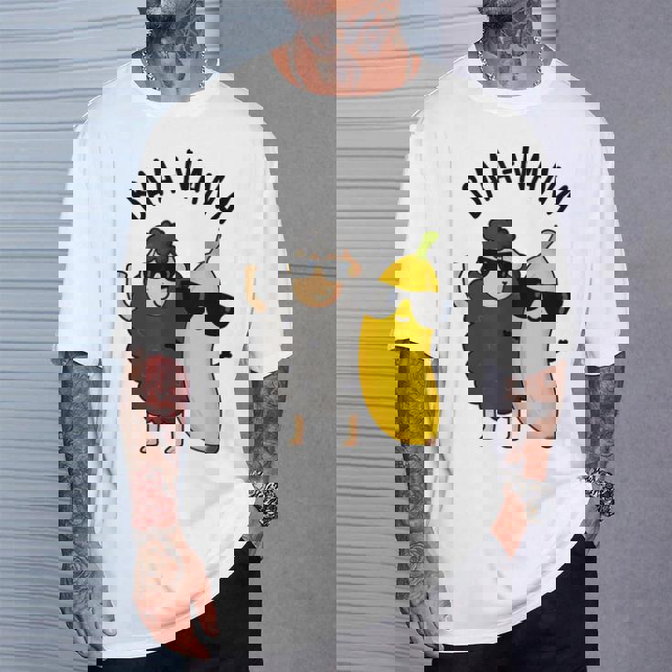 Baa-Nana おもしろバナナ羊しゃれ Tシャツ 彼への贈り物