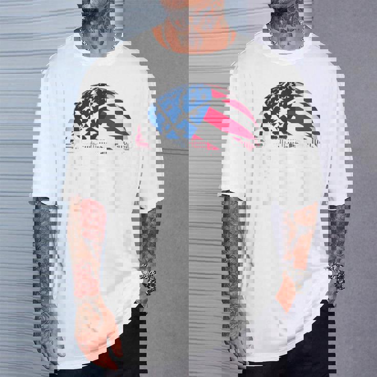 Basketball Usaupport The Team Usa Flag Dream Tシャツ 彼への贈り物