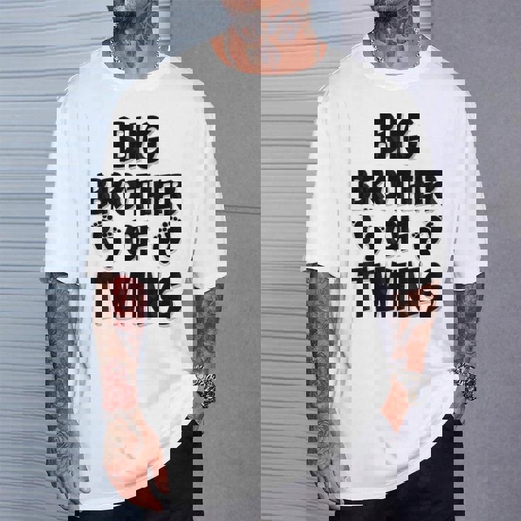Big Brother Of Twins New Big Brotheriblingギフト Tシャツ 彼への贈り物